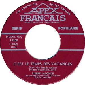 Pierre lalonde cest le temps des vacances apex francais aiii