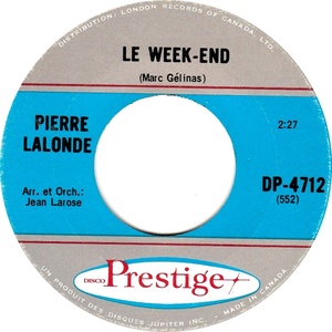 Pierre lalonde le weekend disco prestige a xc