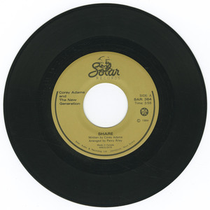 45 corey adams and the new generation   share bw you're number one vinyl 01