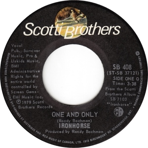 Ironhorse one and only scotti brothers a