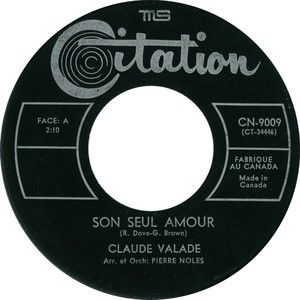 Claude valade son seul amour citation a