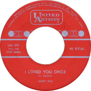 Andy kim i loved you once united artists a