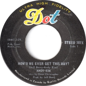 Andy kim howd we ever get this way dot a