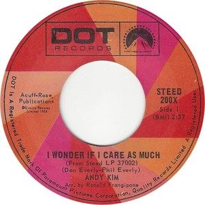 Andy kim i wonder if i care as much dot a v