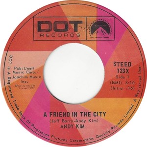 Andy kim a friend in the city dot a vii