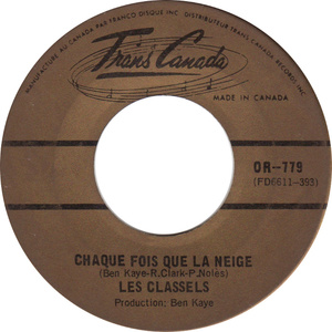 Les classels chaque fois que la neige transcanada a